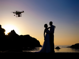 Fami fotografia ślubna dla wymagających Filomawnie z powietrza - Dron